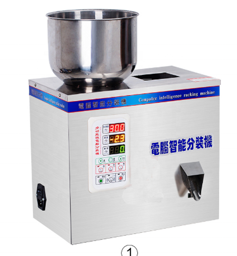 100g Electric electronic weighing tea filling machine sunflower seed filling machine