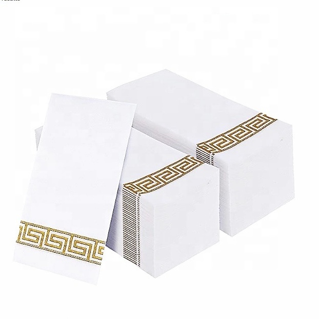 Paper Napkins Guest Towels Disposable 3-ply Dinner Napkins For Party