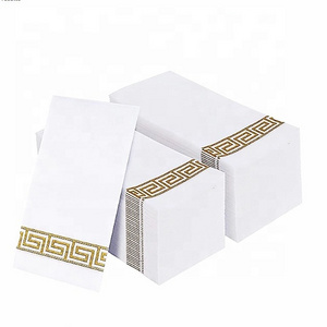 Paper Napkins Guest Towels Disposable 3-ply Dinner Napkins For Party