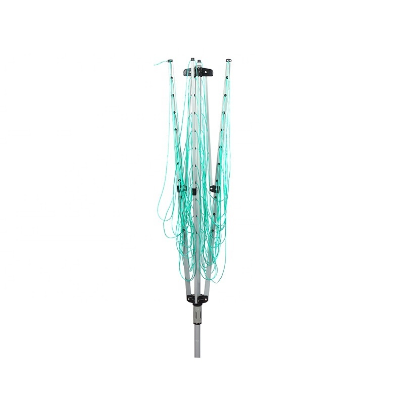 4-Arm 50m Garden Outdoor Washing Line Rotary Dryer Airer