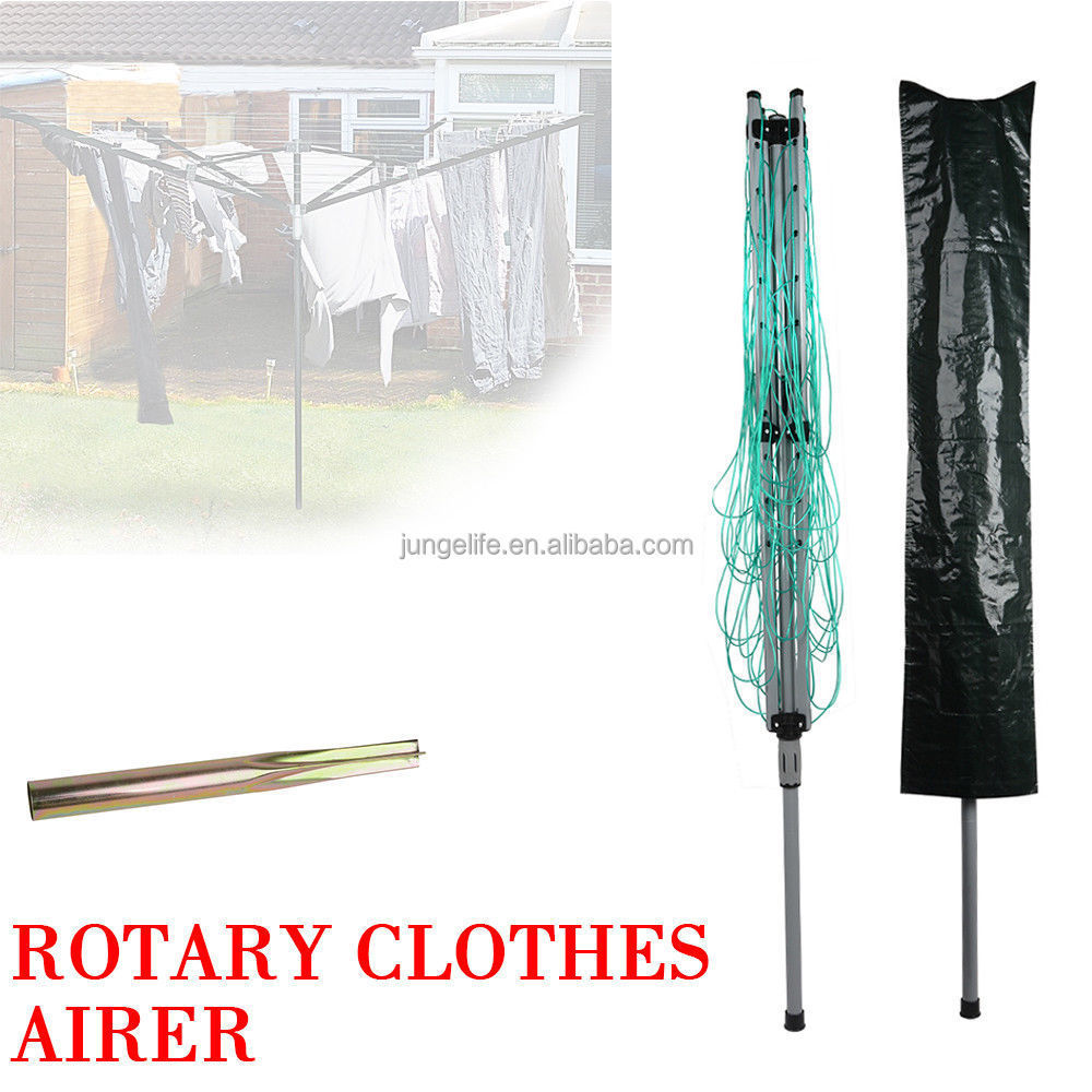 aluminum collapsible cloth line cover, rotary clothesline cover