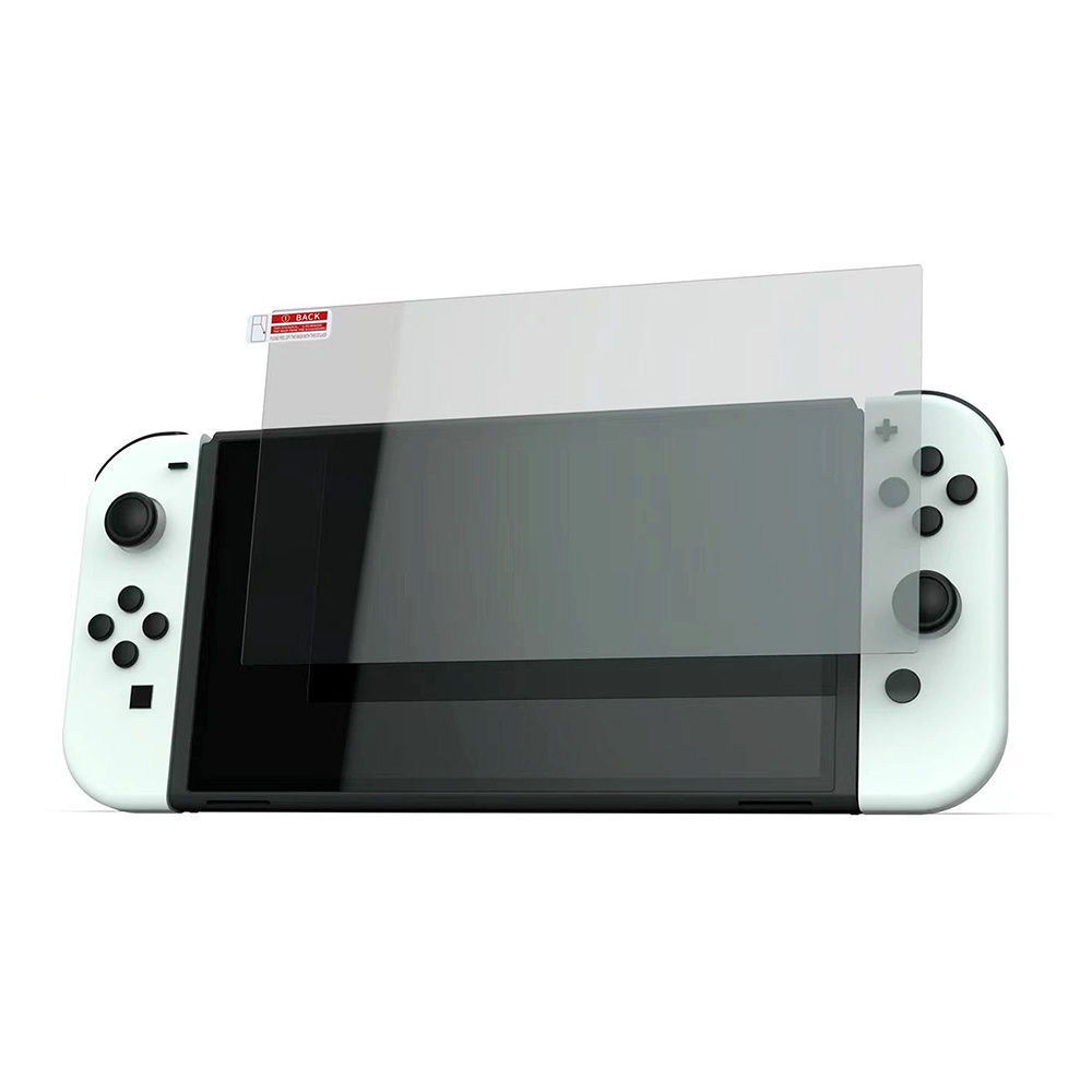 New 2PCS Packed 2.5D 9H Tempered Glass Screen Protector for Nintendo Switch OLED Accessories