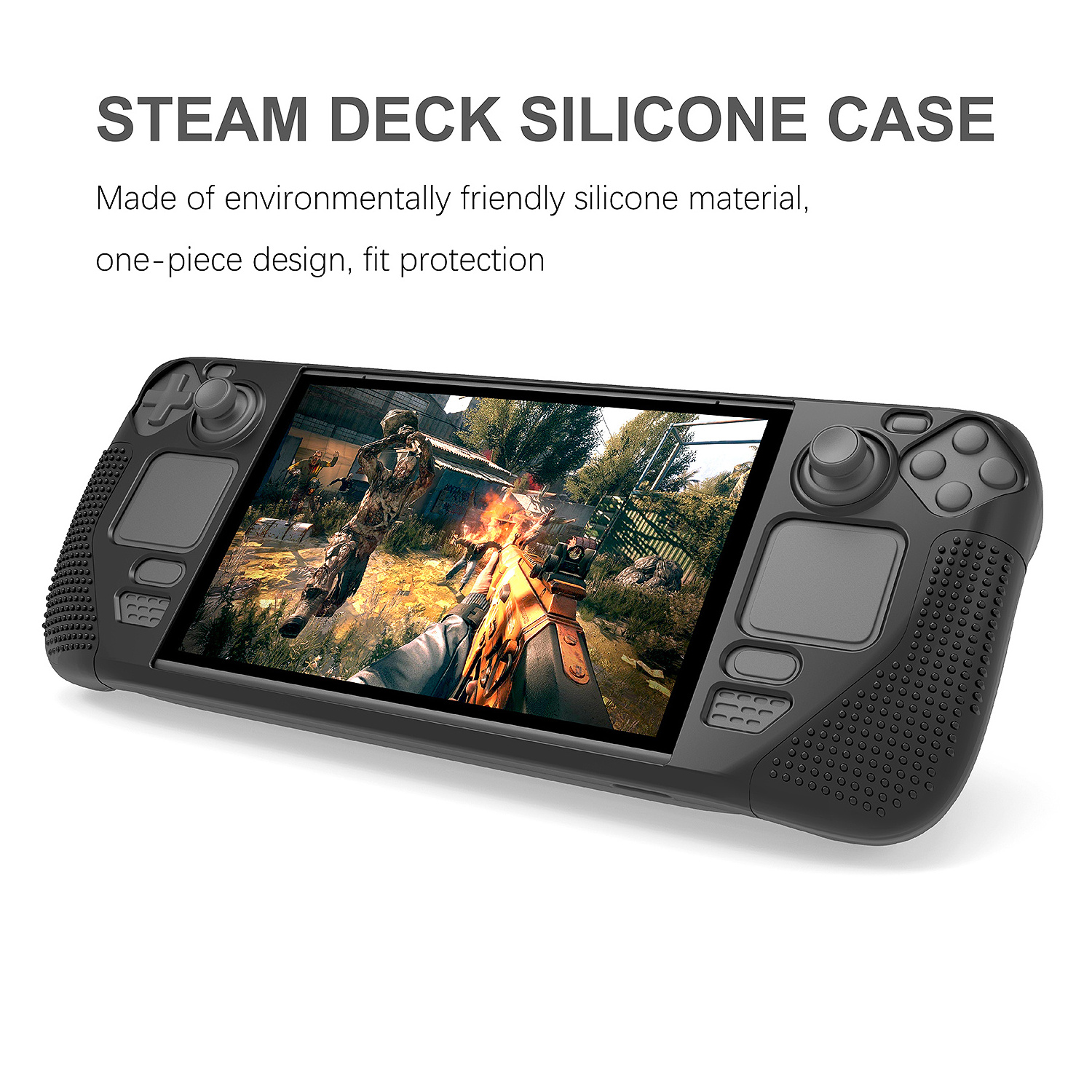 Protective Case for Steam Deck, Full Protection Cover, Game Machine Protector Anti- Scratch Game Console Soft Silicone case