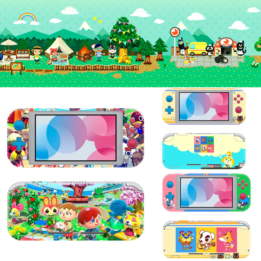 AnimalCrossing Protector Stickers For Nintend Switch Lite Cute Skin Console Housing Decoration Decal Case For Mini Switch Lite