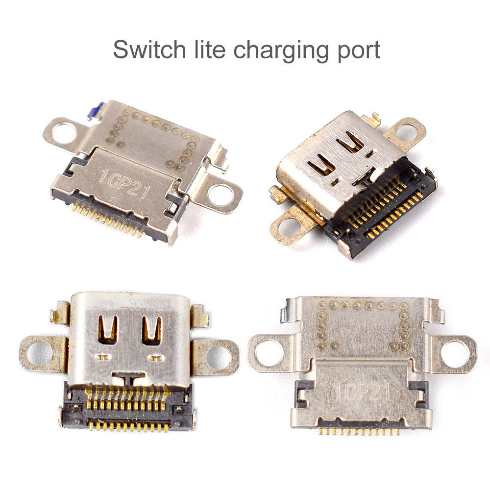 NS Charger Port Adapt to Switch Lite Console Joystick Analog Original Replacement Charging Ports Power Adapter