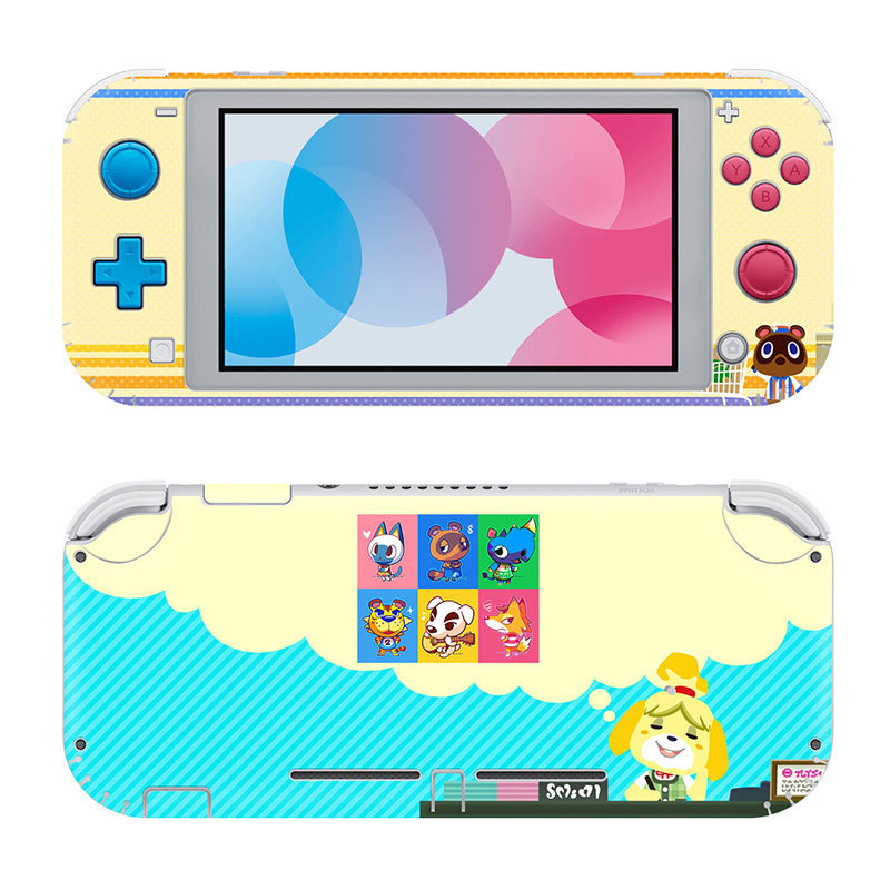 AnimalCrossing Protector Stickers For Nintend Switch Lite Cute Skin Console Housing Decoration Decal Case For Mini Switch Lite