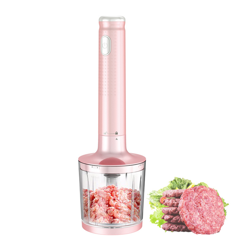 Logo Customized Mobile Electric Immersion Multi-Purpose Hand Blender With 500ml Cup Meat Mixer