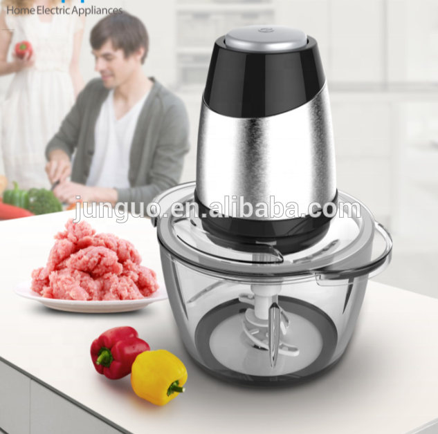 Manufacturer provides straightly 250-350W glass bowl multifunction food chopper food processor vegetable chopper meat chopper