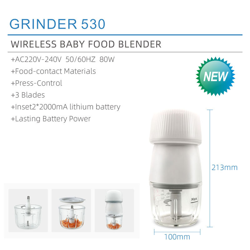 Portable Wireless Food Chopper Multipurpose Kitchen Expert Electric Mixer Mini Multifunction Blender Baby Small Food Processor