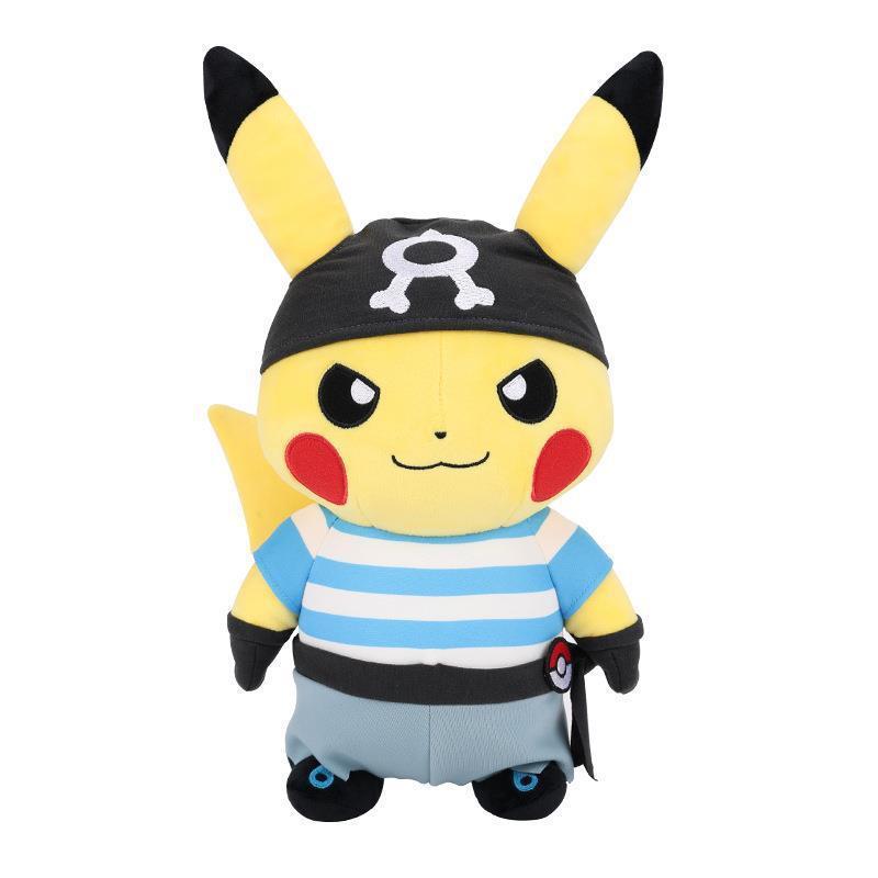 31cm New Pokemoned Plush Toys Cute Pikachu Wearing Cloth Plush Doll Toy Christmas Birthday Gifts For Kids Stuffed Animals Poke