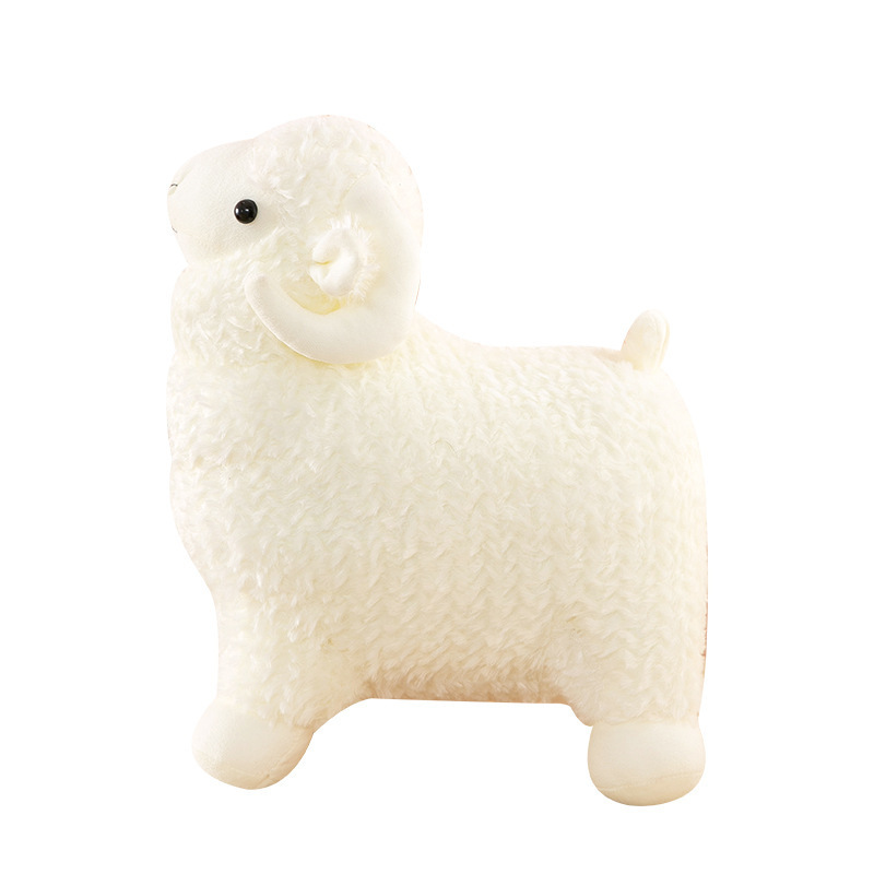 Cute Sheep Stuffed Animal Plush Toy Stuffed Animal Large Goat  Doll Toys Super Soft Standing Simulation Toys For Kids Gift