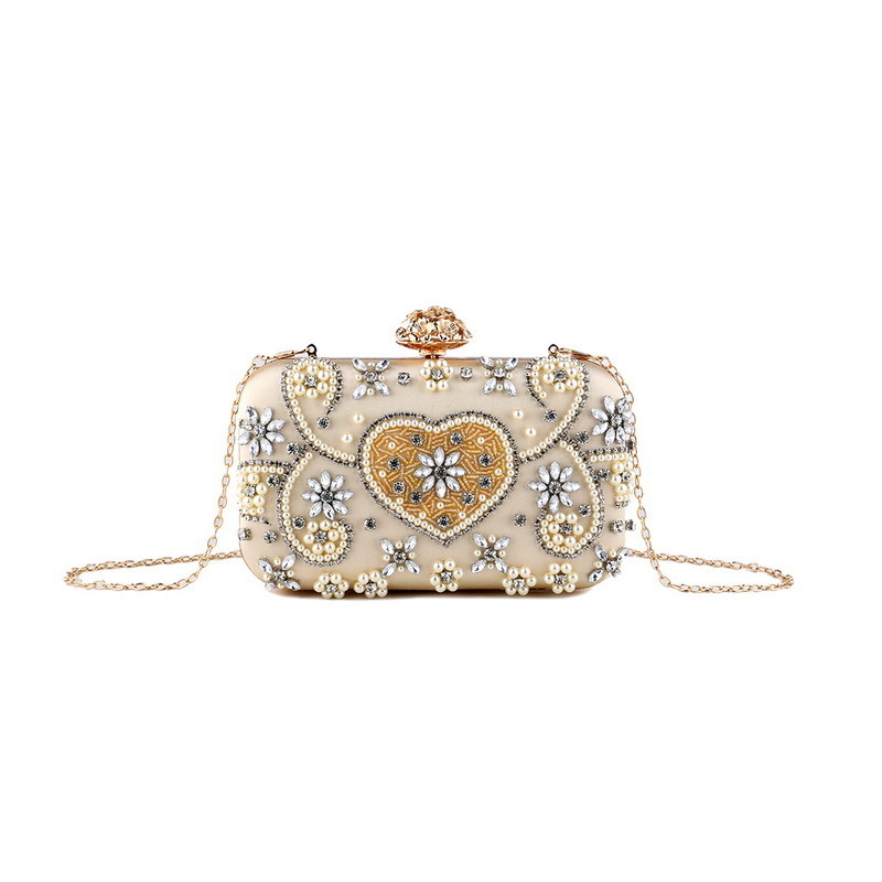 New best selling rhinestone embroidered diamond clutch bag wallet handbag evening bag women