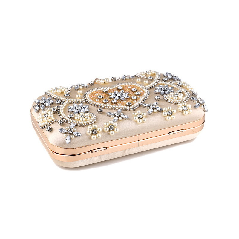 New best selling rhinestone embroidered diamond clutch bag wallet handbag evening bag women