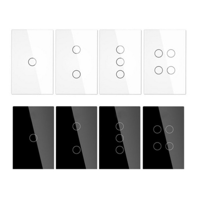 Glass Panel WIFI Voice Remote Control Tuya Wifi Wall Touch Light Switch Smart Touch Wireless intelligent switch