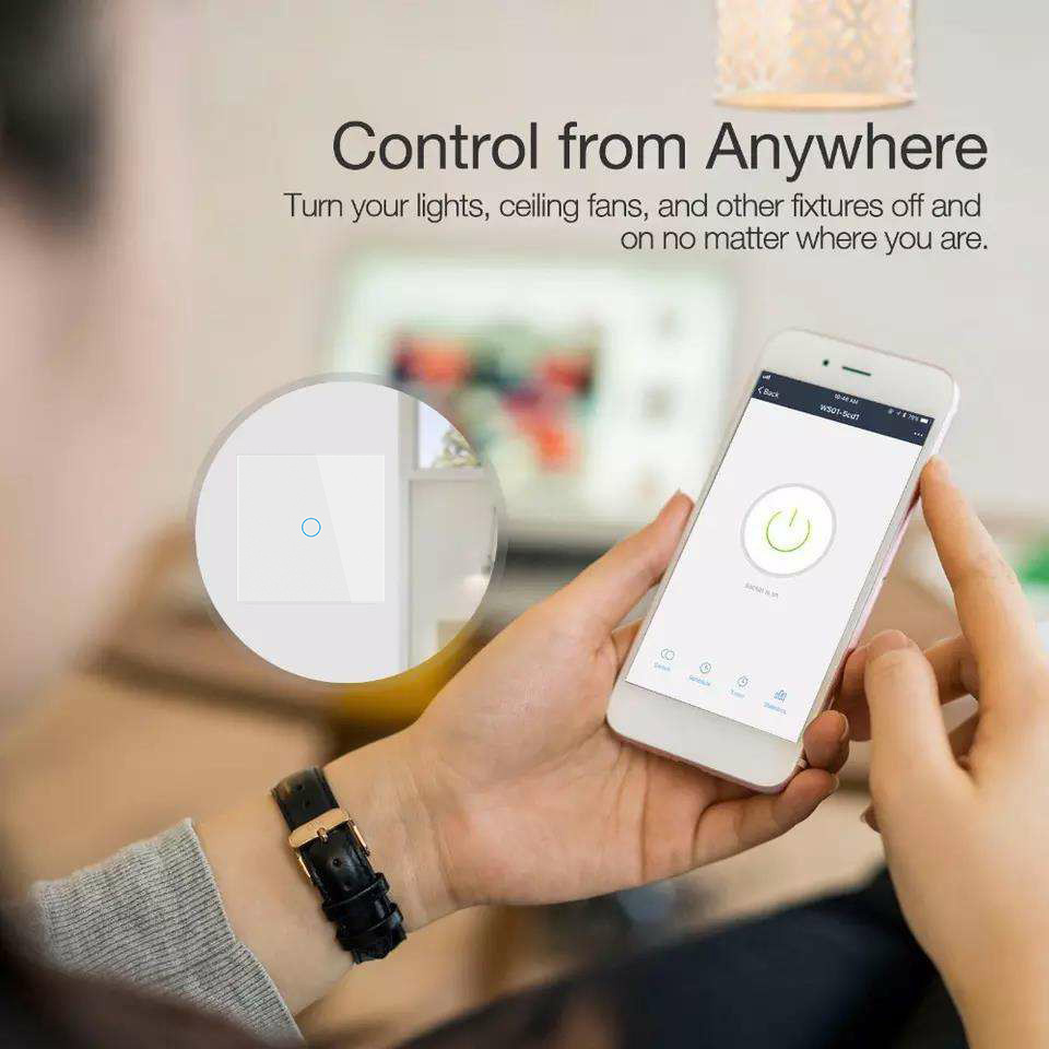 Tuya Smart Switch 1/2/3/4 Gang Sockets And Switches Electrical With And Exclusive App Smart Home Products Device