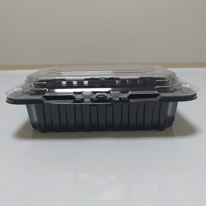 Ready mold disposable fruit box PET plastic fruit packaging box supermarket fruit store strawberry tomato packaging box