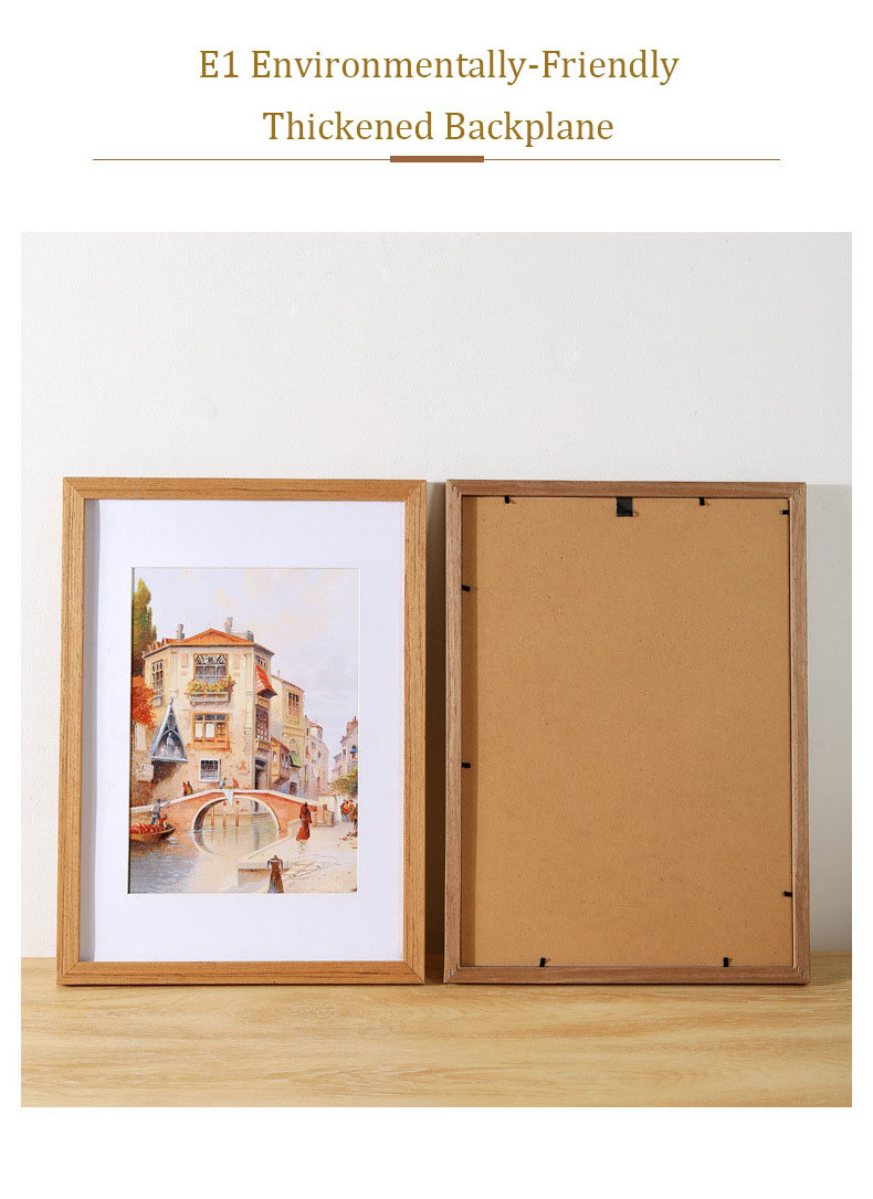 2x3 4x6 12x16 Wholesale Graduation Picture Frame 8 X 10 Wood Picture Wall Art Photo Frame Wall Mounted A4 A1 Solid Wood Frame