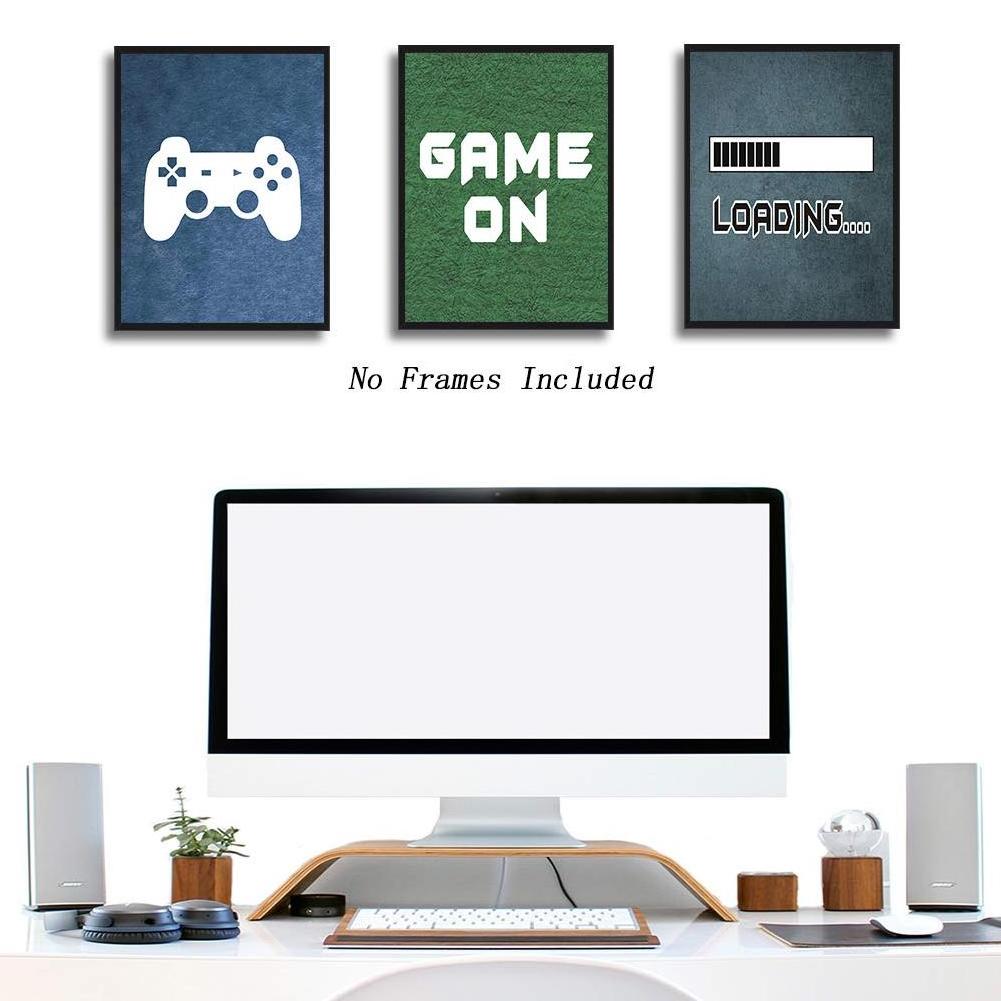 Popular Decorative Painting Funny Gaming Poster Canvas Gamer Wall Picture For Boys Or Gaming Lovers Room Decor