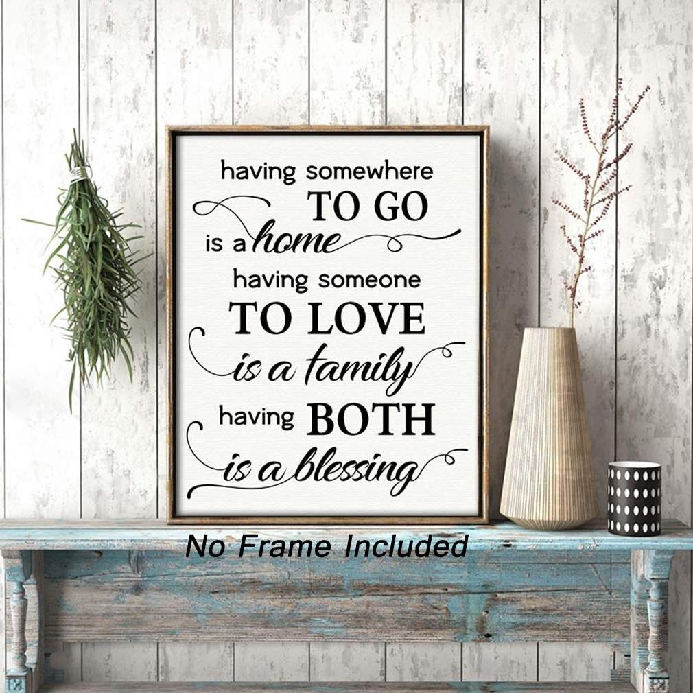 Popular Art Prints Home Love Saying Painting Having Someone to Love Canvas Poster for Bedroom Living room Home Decor