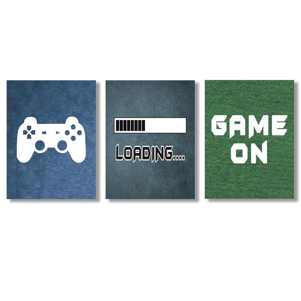 Popular Decorative Painting Funny Gaming Poster Canvas Gamer Wall Picture For Boys Or Gaming Lovers Room Decor