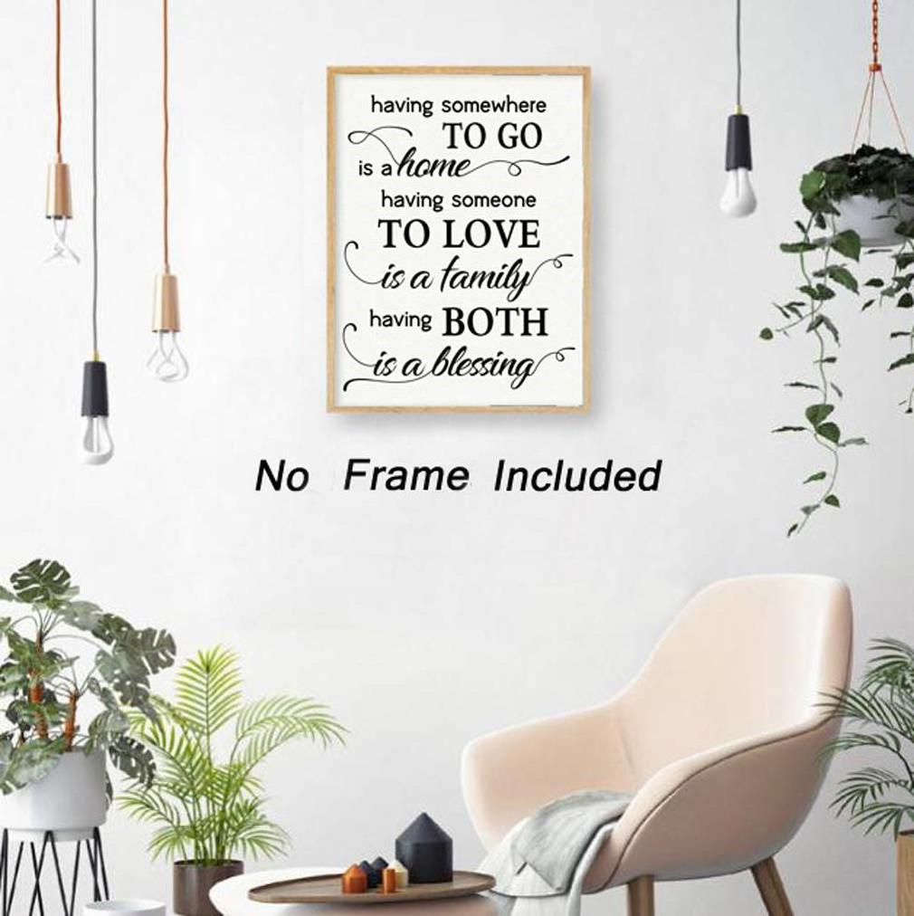 Popular Art Prints Home Love Saying Painting Having Someone to Love Canvas Poster for Bedroom Living room Home Decor