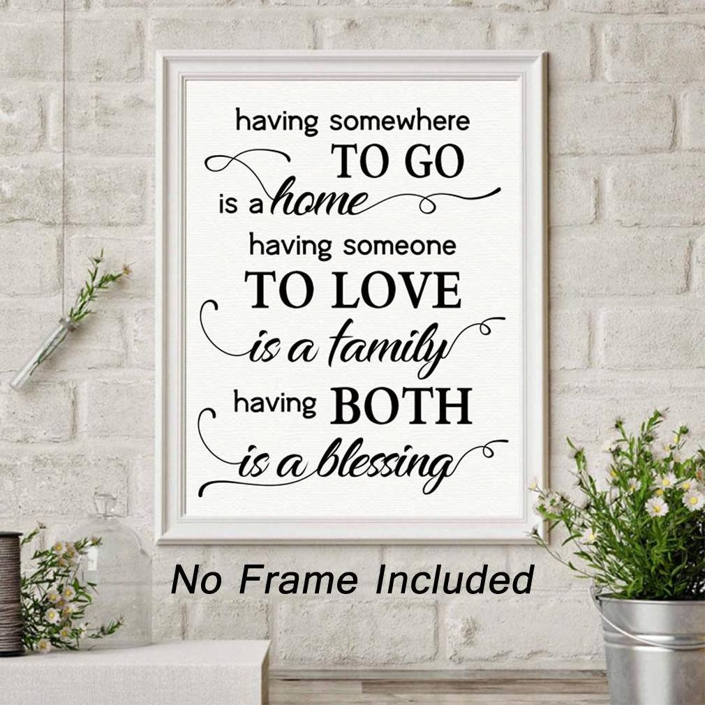 Popular Art Prints Home Love Saying Painting Having Someone to Love Canvas Poster for Bedroom Living room Home Decor