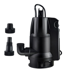 NPT 1" Pond Pumps Dirty Water Plastic Sewerage Submersible Sump Pump With Float Switch