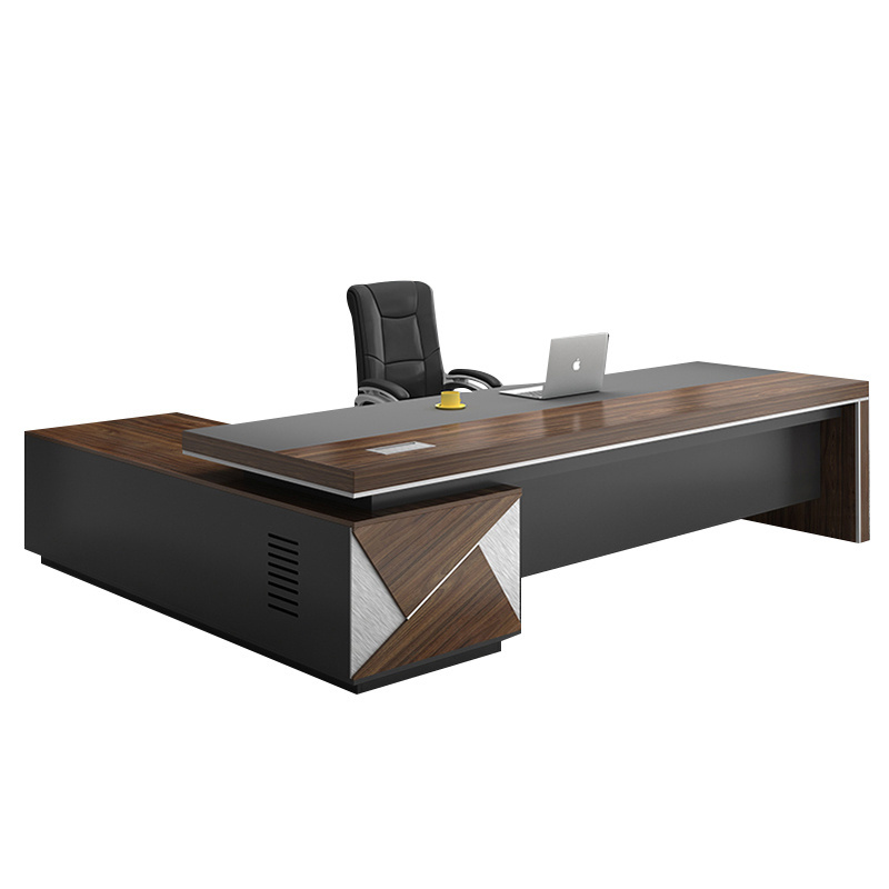 Simple modern office boss desk new design manager executive desk office furniture large computer table