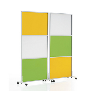 Soundproof office movable partition wall sliding folding wall room divider screens