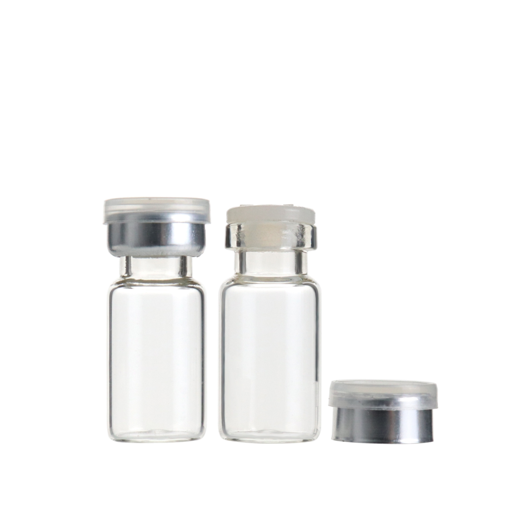 Small borosilicate 2ml 3ml 5ml 6ml 7ml 8ml 10ml clear sample glass vials bottles