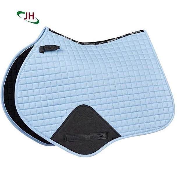 High Quality Equestrian Equine Equipment Cotton Horse Jump Dressage Saddle Pad