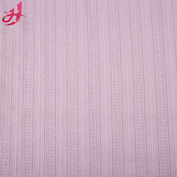 Plain dyed style leno cotton eyelet 100% ring spun cotton fabric price per yard for dress