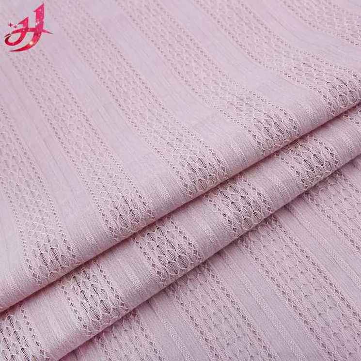 Plain dyed style leno cotton eyelet 100% ring spun cotton fabric price per yard for dress