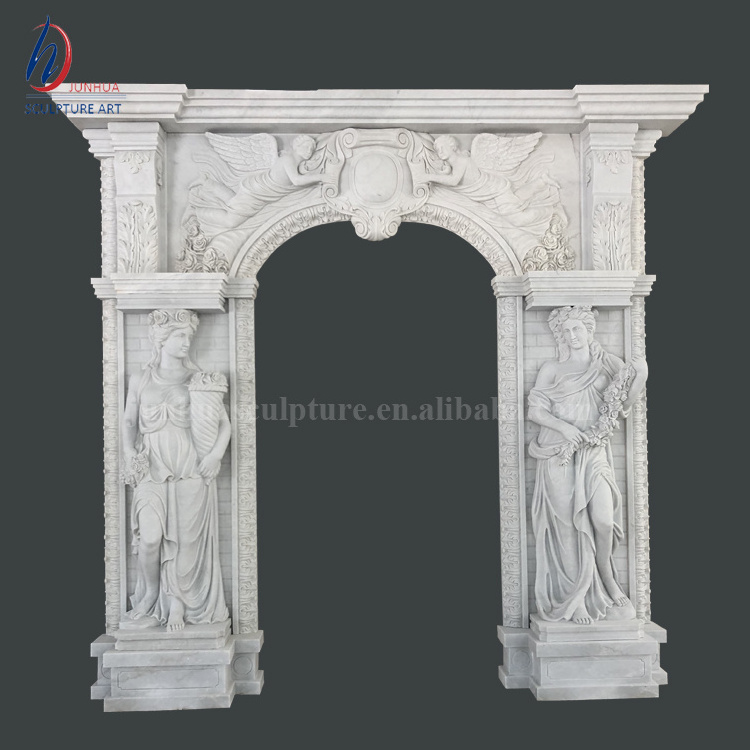 High Quality Natural Marble Decorative Door Frame Design For Sale