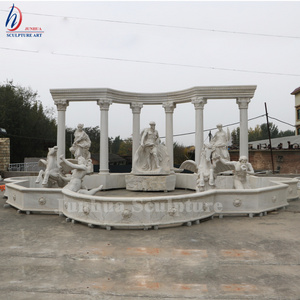 Large Marble Outdoor Water Fountain Fontana di Trevi Fountain With Statues Sale