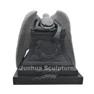 stone marble weeping angel monuments headstones for sale