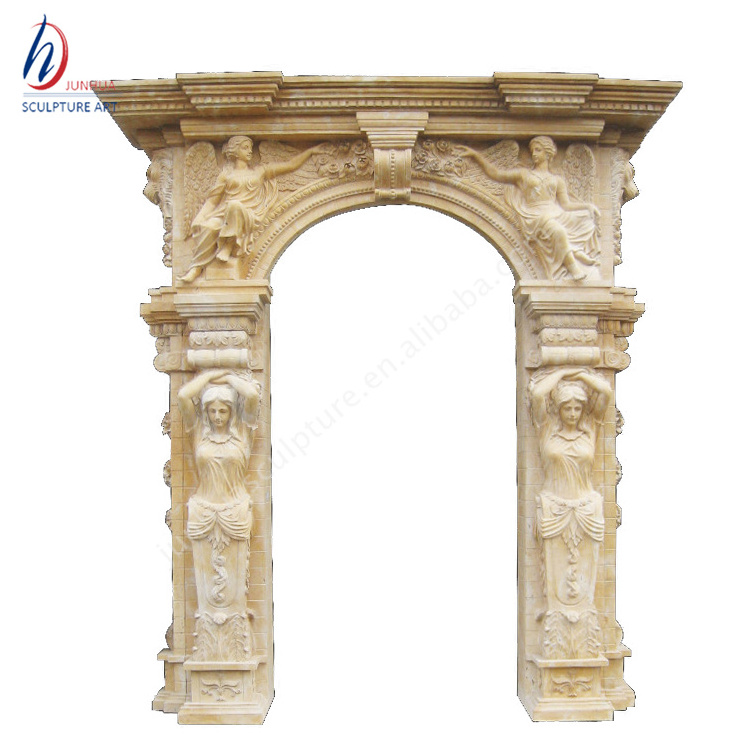 High Quality Natural Marble Decorative Door Frame Design For Sale