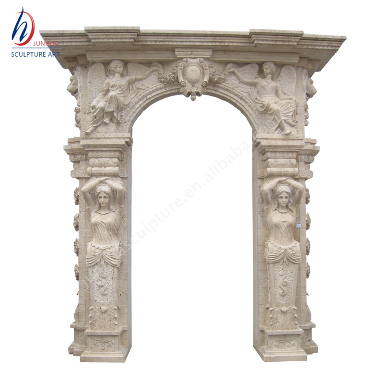 High Quality Natural Marble Decorative Door Frame Design For Sale