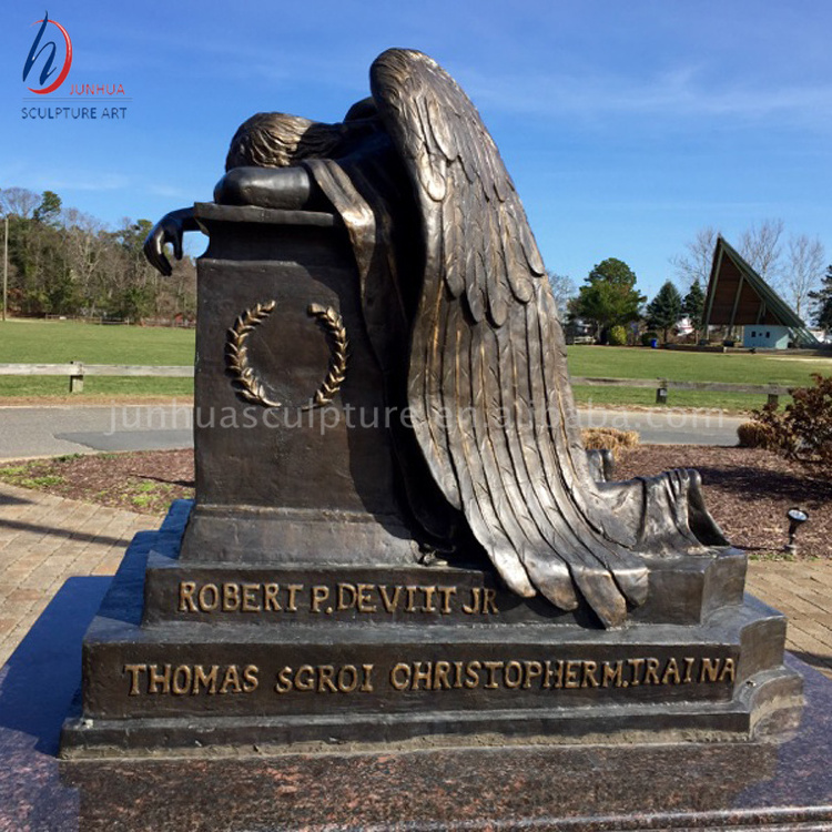 stone marble weeping angel monuments headstones for sale