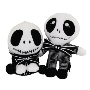 Wholesale The Nightmare Before Christmas Figure In Suit Plush Toys Halloween gifts Skeleton Anime Jack Demon skull Stuffed Plush