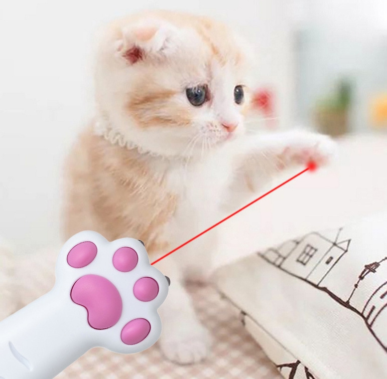 Megan High Power Laser Light Pen Playing Training Chaser Interactive Cat Toys For Indoor Cats Dogs Pet Pointer Toys Sustainable