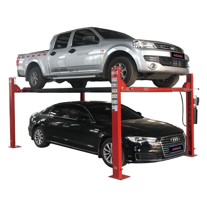 4 post car hoist hydraulic parking car lifts for garage