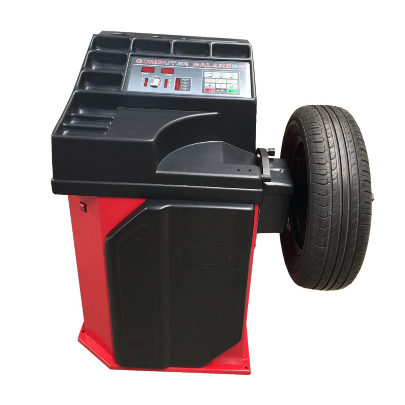 Popular semi-auto cheap car wheel balancer machine with CE approved