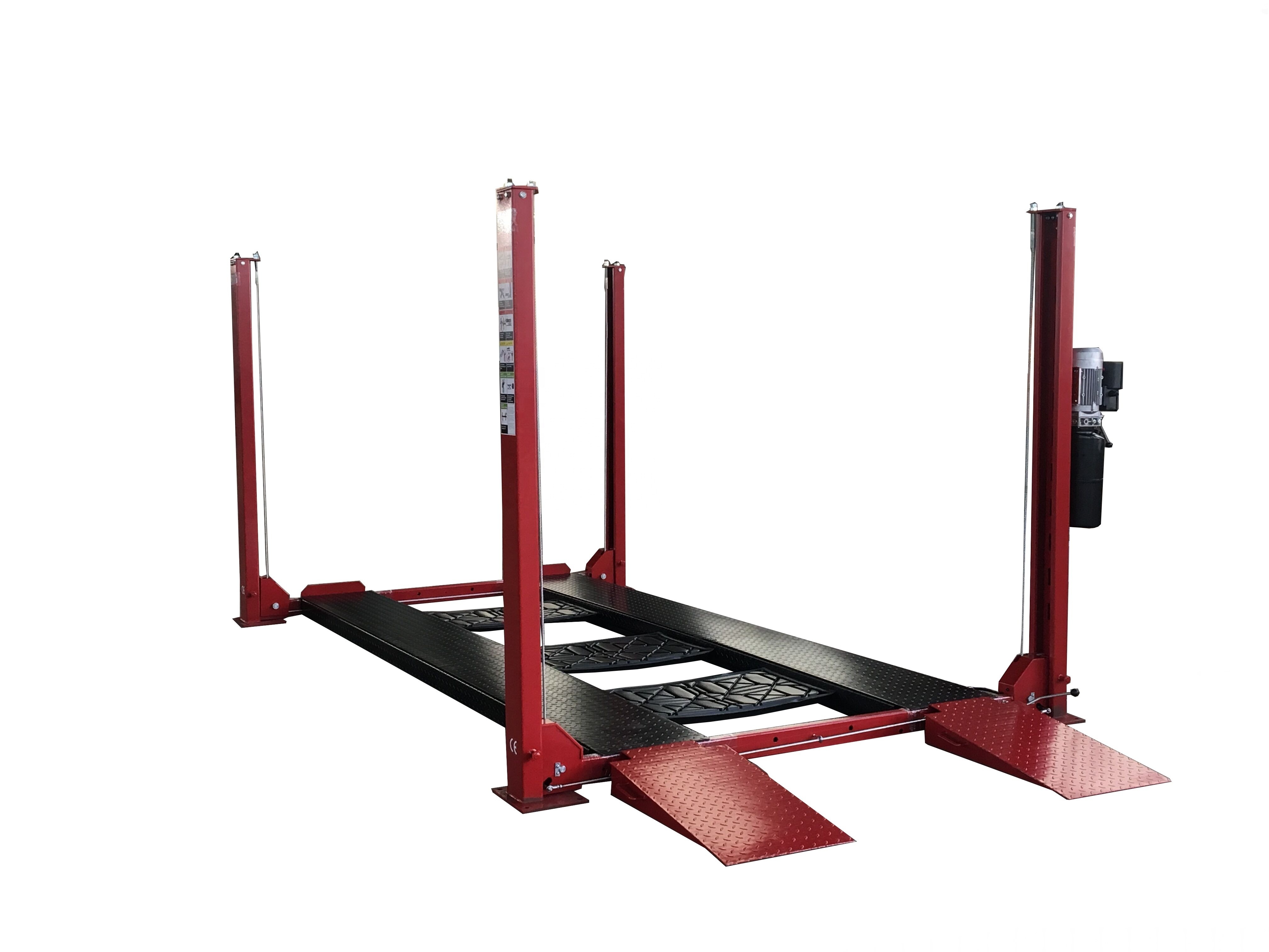 4 post car hoist hydraulic parking car lifts for garage