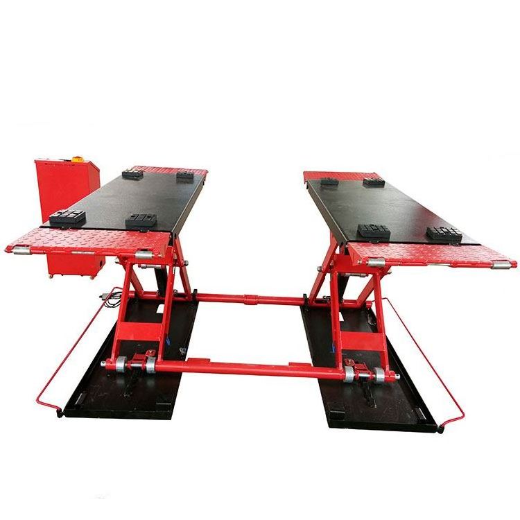 Free Sample Available Clear Floor Portable Scissor Lift For Car