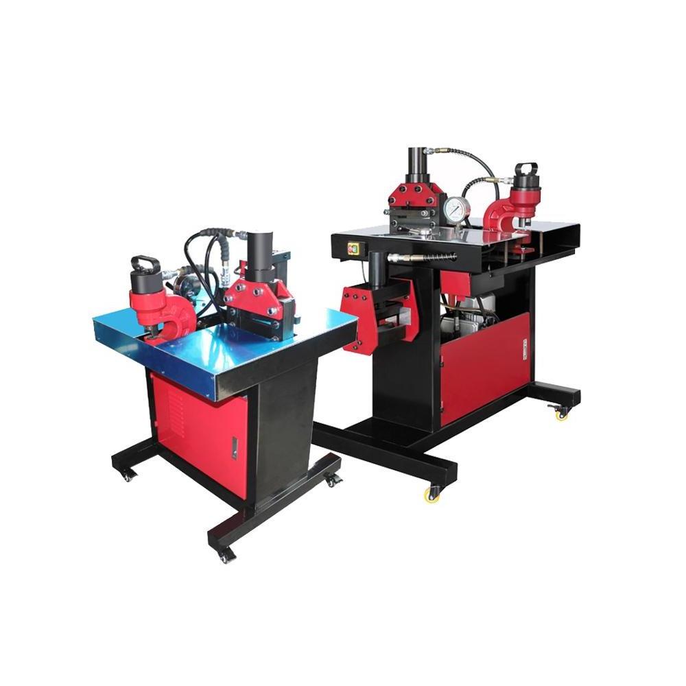 hydraulic electric powered 3-in-1 busbar processing machine