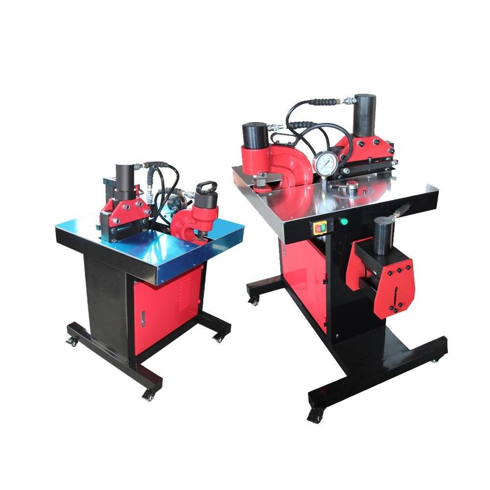 hydraulic electric powered 3-in-1 busbar processing machine