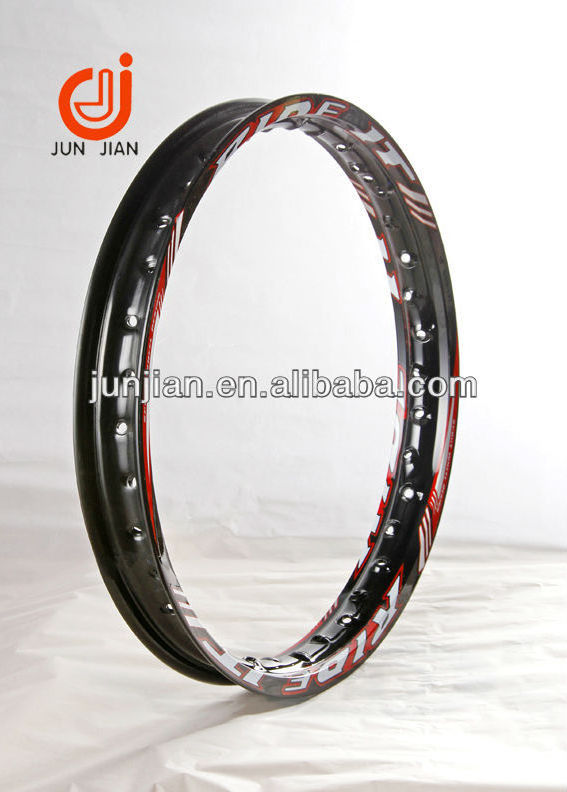 Alloy aluminium wheel rim for dirt bike motorcycle