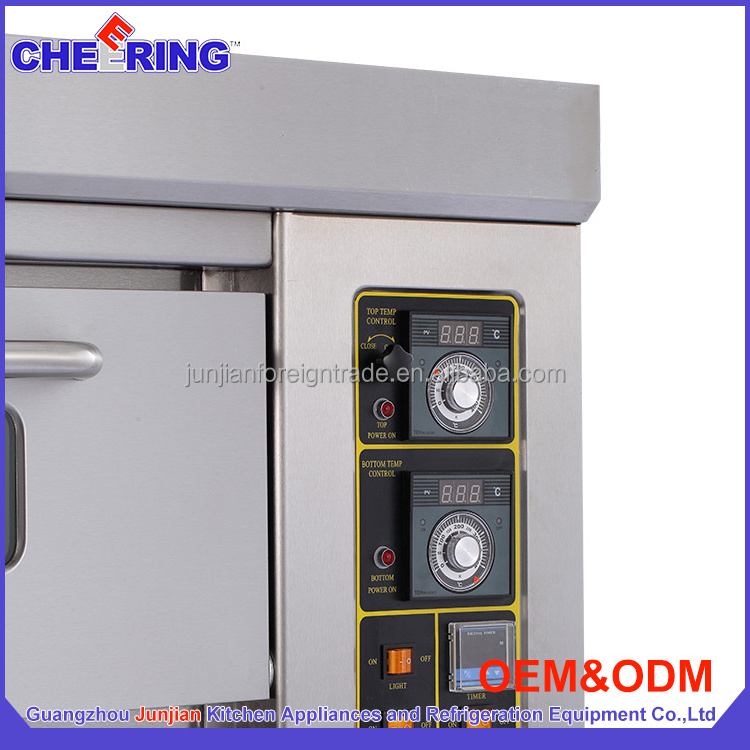 JUNJIAN professional manufacturer of bakery equipment commercial 2 deck gas baked potato oven