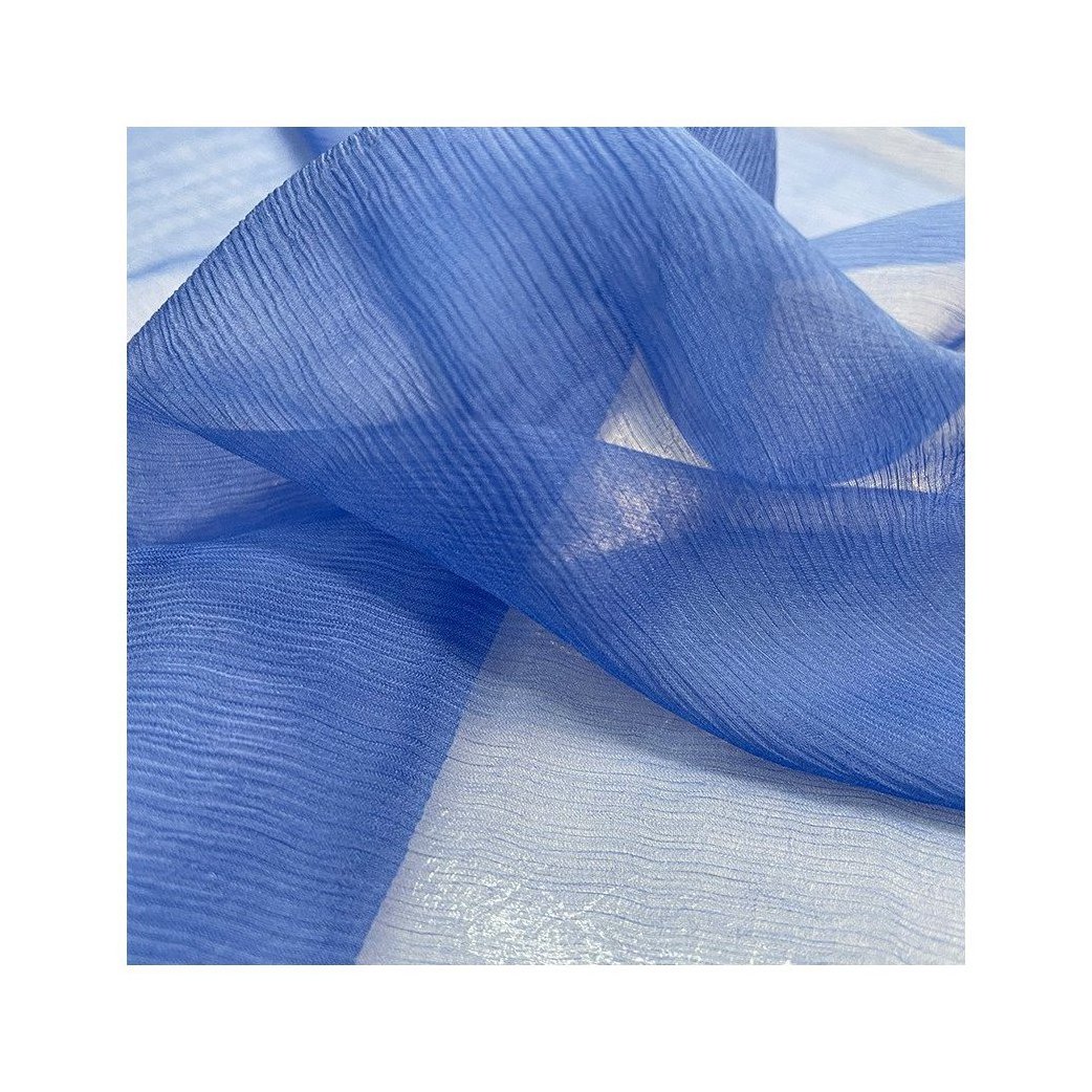 High quality and durable fabric 8 pounds 91cm width silk blue fabric